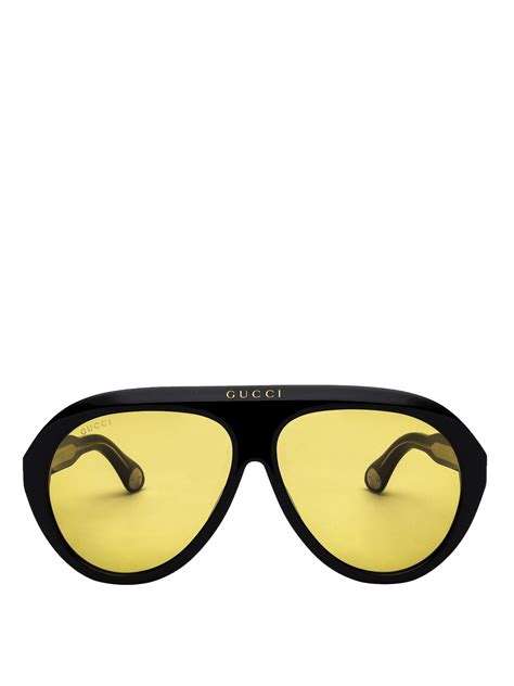 gucci sunglasses yellow lens